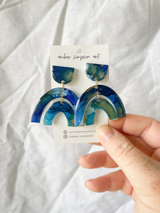 Blue Arch II Earrings