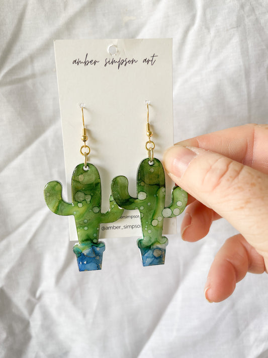 Cactus Earrings