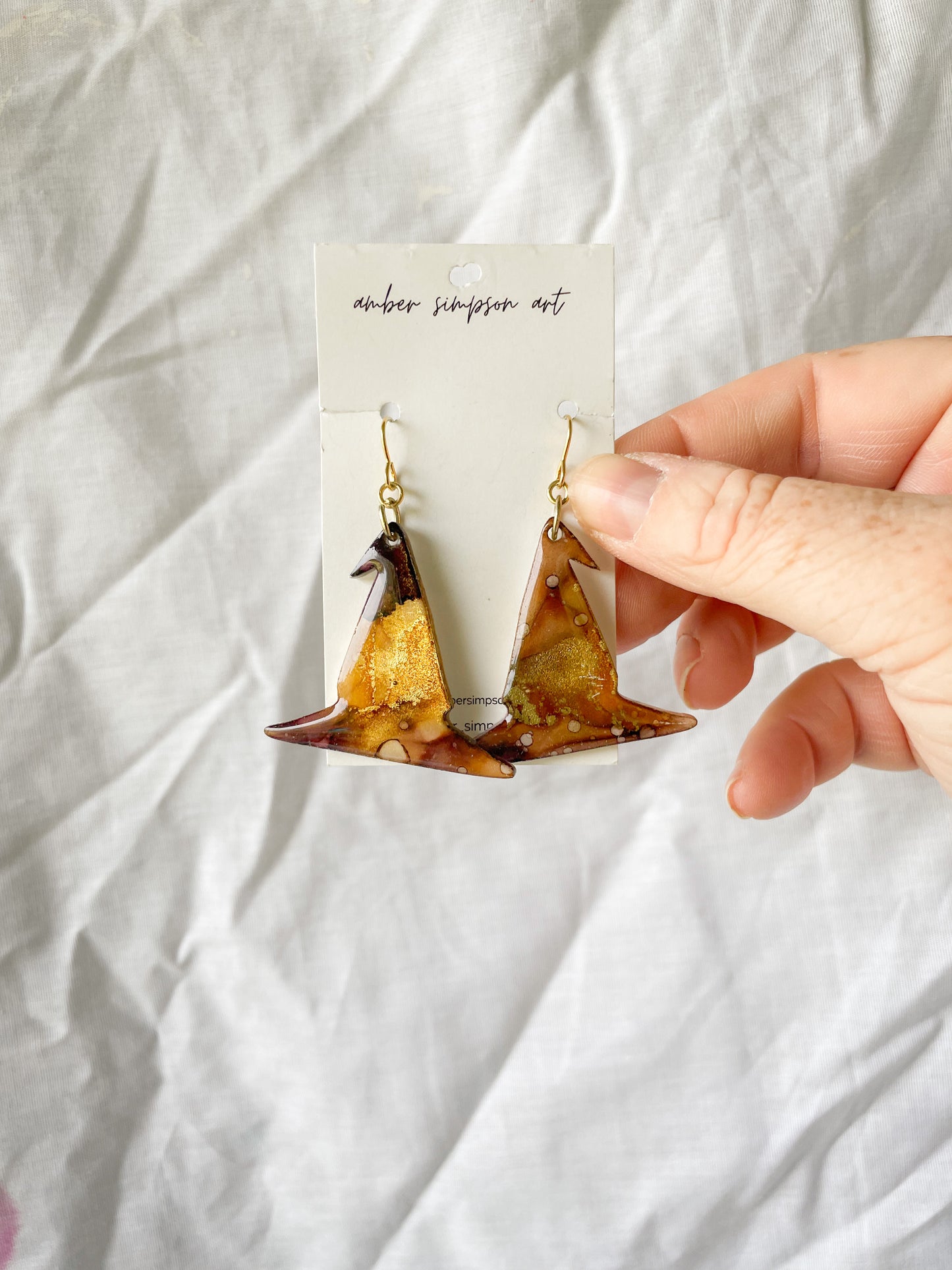 Witch Hat Earrings